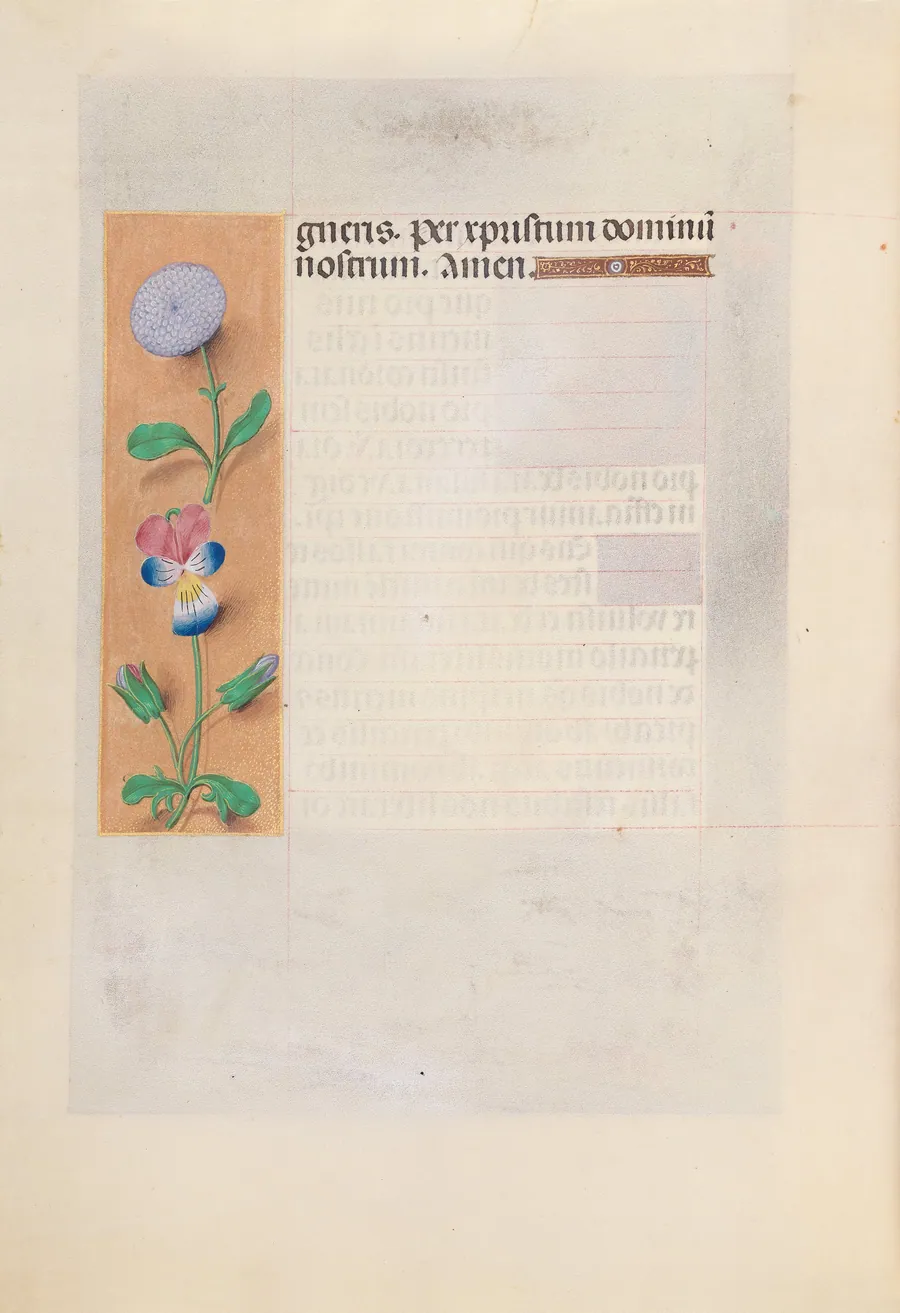 Hours of Queen Isabella the Catholic, Queen of Spain:  Fol. 196v by Master of the First Prayerbook of Maximillian