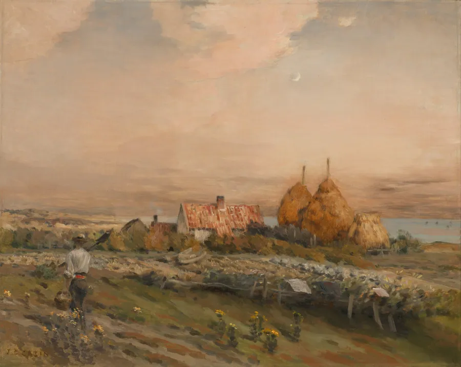 Homestead by the Sea by Jean-Charles Cazin