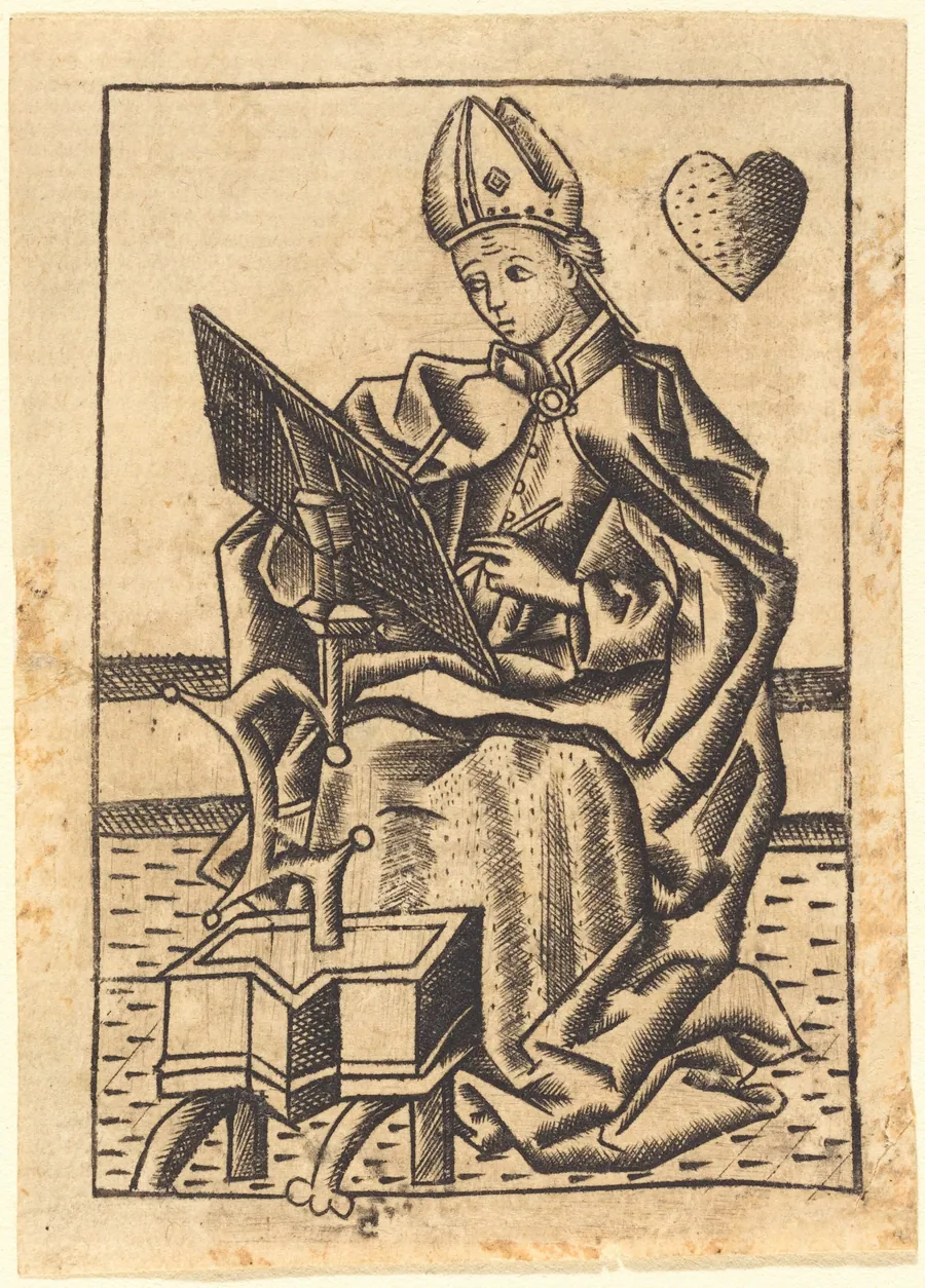 Saint Augustine by Master with the Banderoles