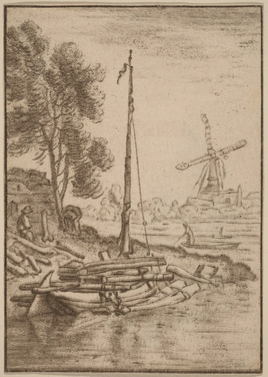 Winding River by Cornelis Ploos van Amstel