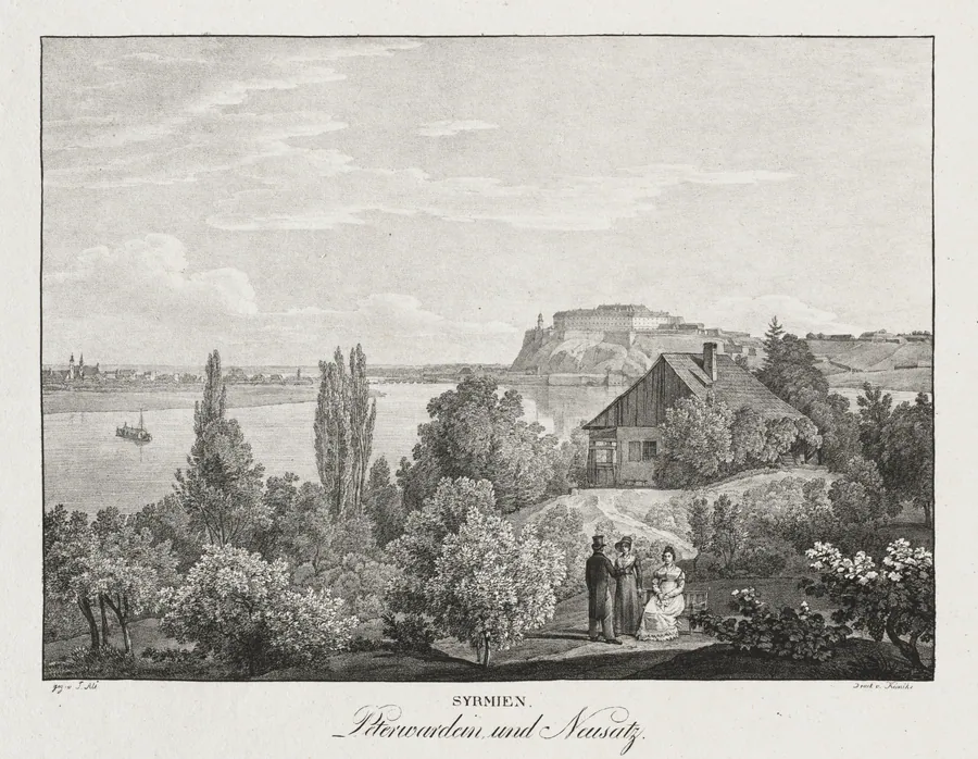 Syrmien, Peterwardein und Neusatz by Jakob Alt