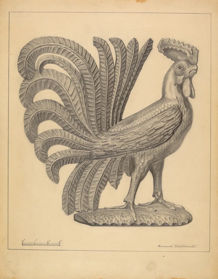 Figurine: Cock by Bernard Westmacott