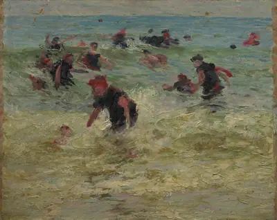 Beach Study (verso)