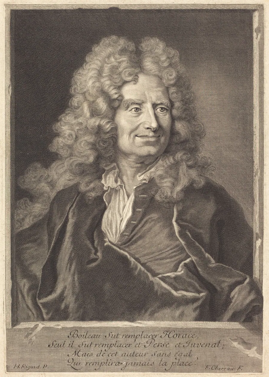 Nicholas Boileau by François Chereau I