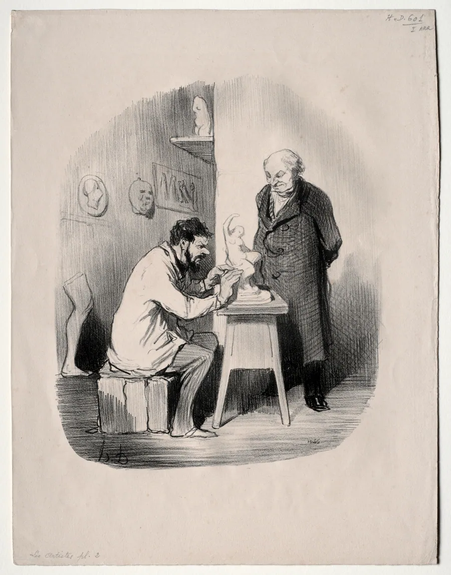 One of theses day you have to do my portrait in this style by Honoré Daumier