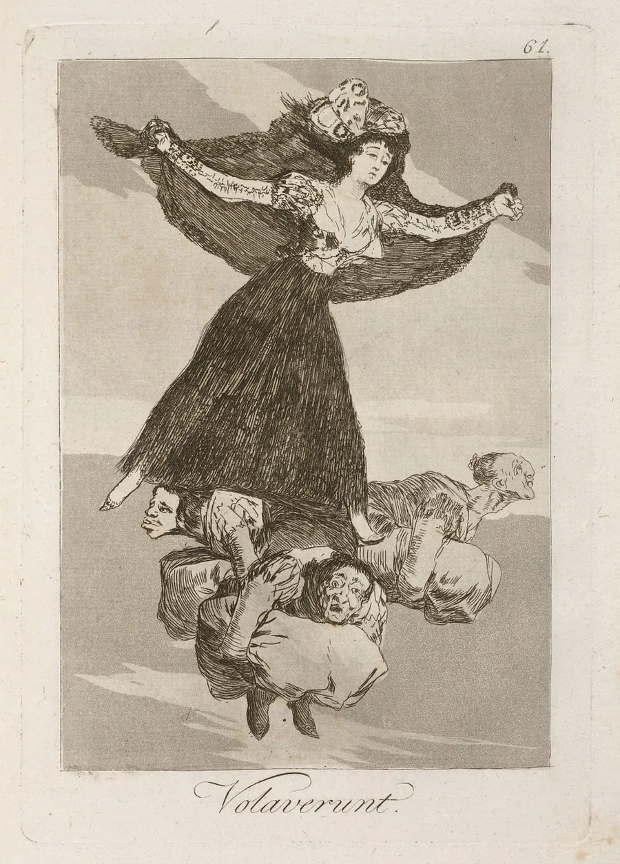 Volaverunt (They Have Flown) by Francisco Goya