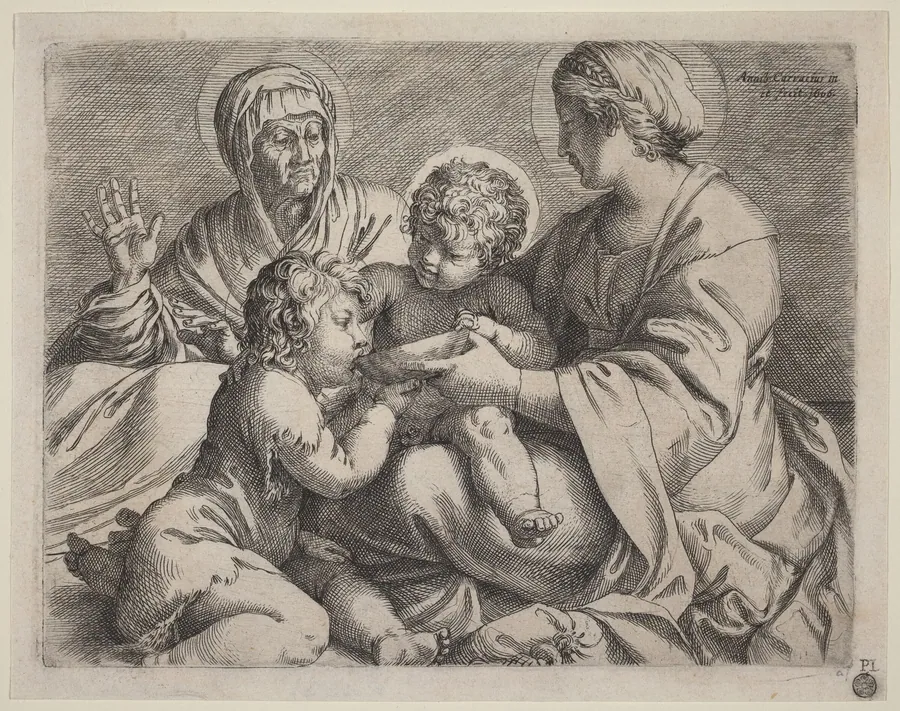 The Madonna della Scodella by Annibale Carracci