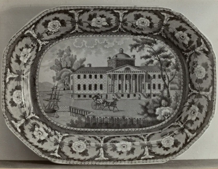 Platter - "Hospital, Boston" by Helmut Hiatt