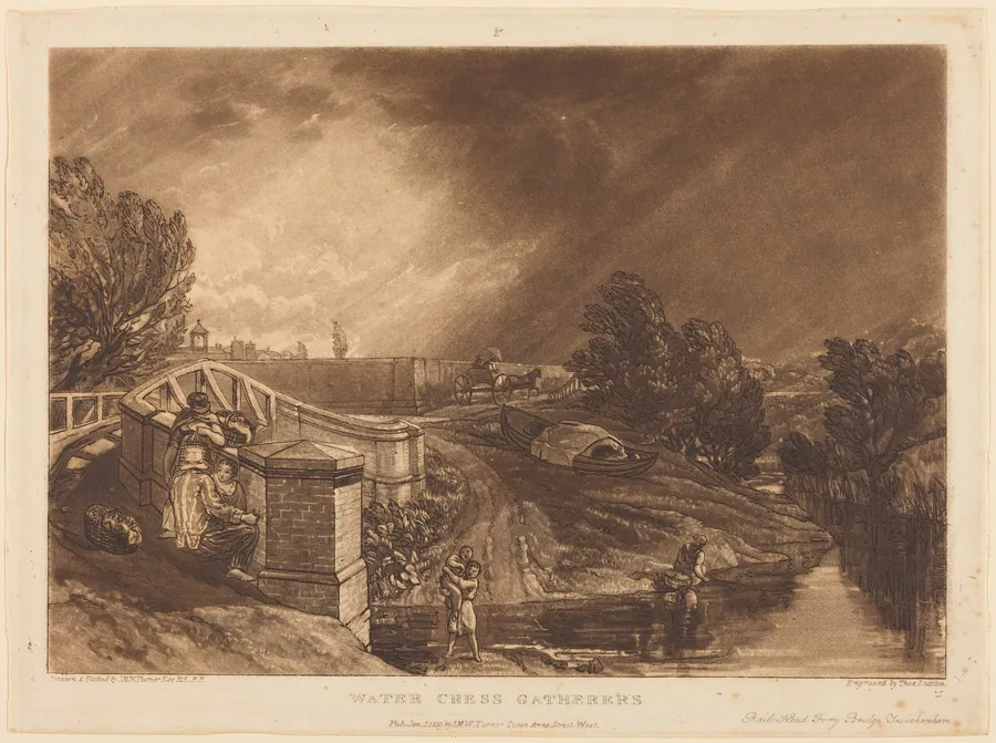 Watercress Gatherers by Joseph Mallord William Turner