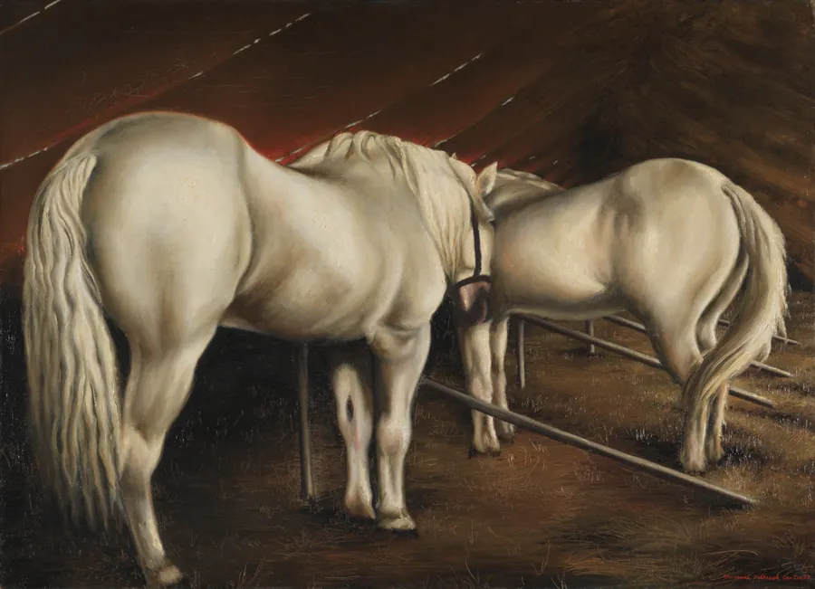 Circus Horses by Clarence Holbrook Carter