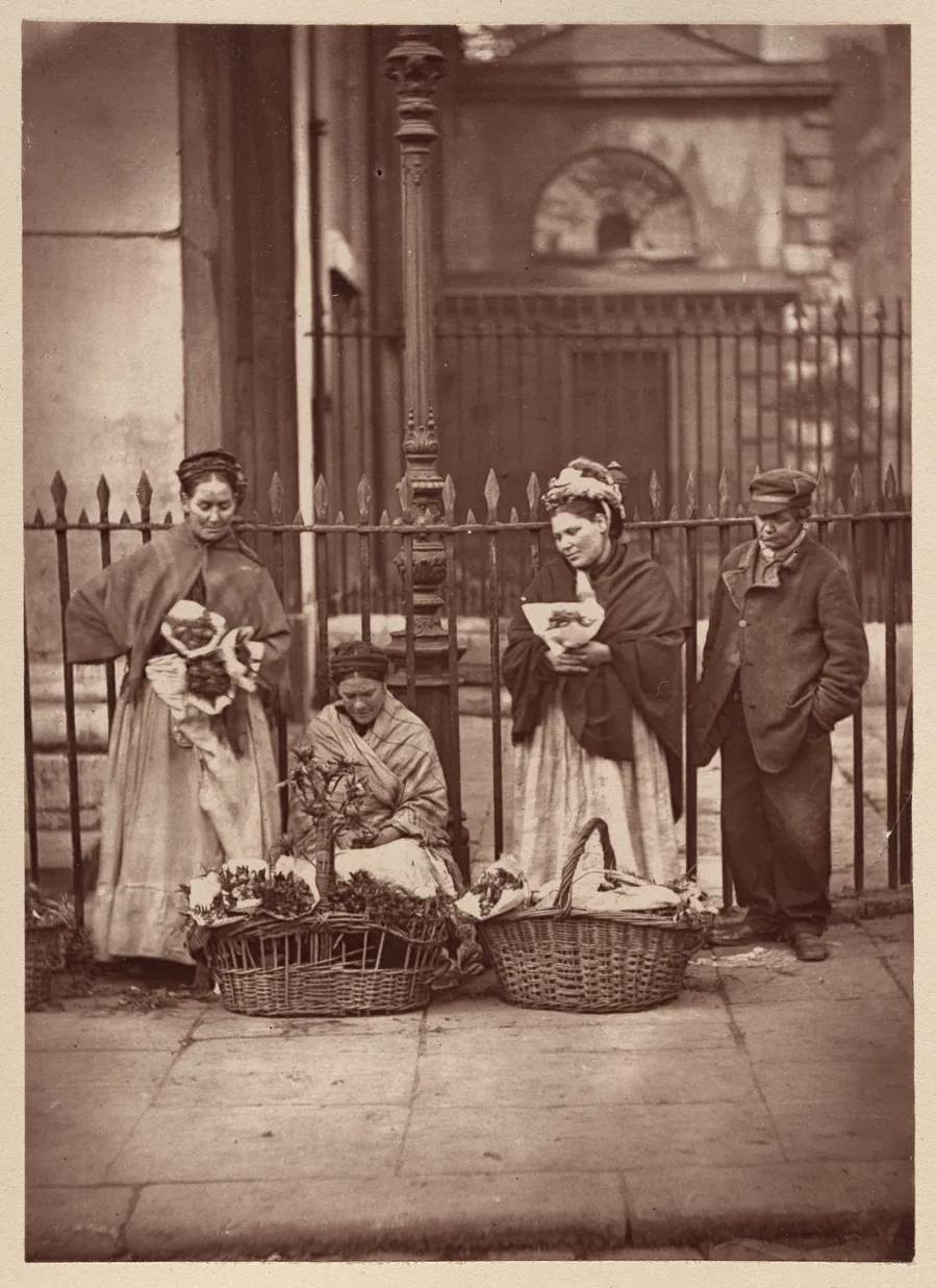Covent Garden Flower Women by John Thomson