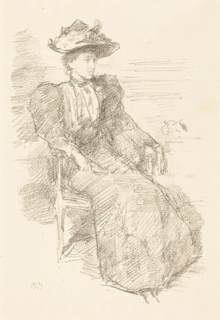 A Portrait: Mildred Howells by James McNeill Whistler
