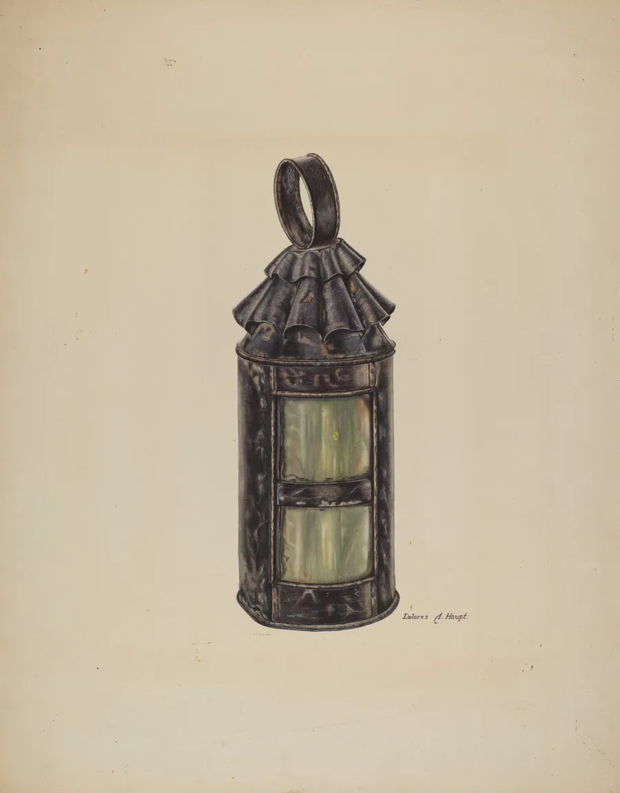 Horn Lantern by Dolores A. Haupt