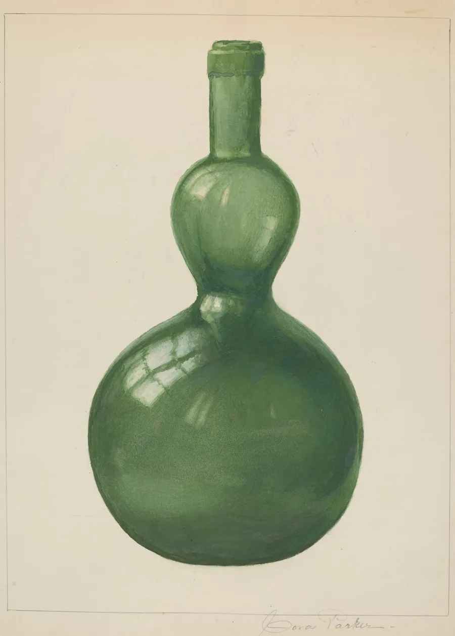 Green Bottle by Cora Parker