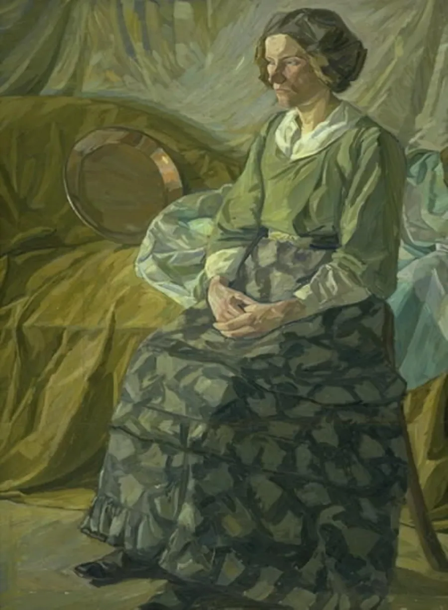 Emma Weie, kunstnerens søster by Edvard Weie