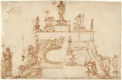 Studies for Small Bronzes with Classical Motifs
