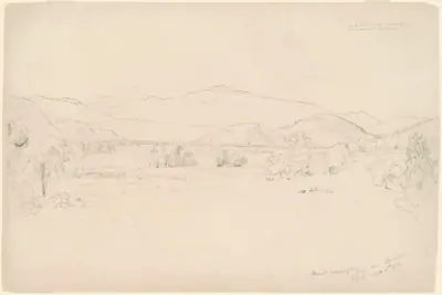 Study for "View of Mt. Washington"