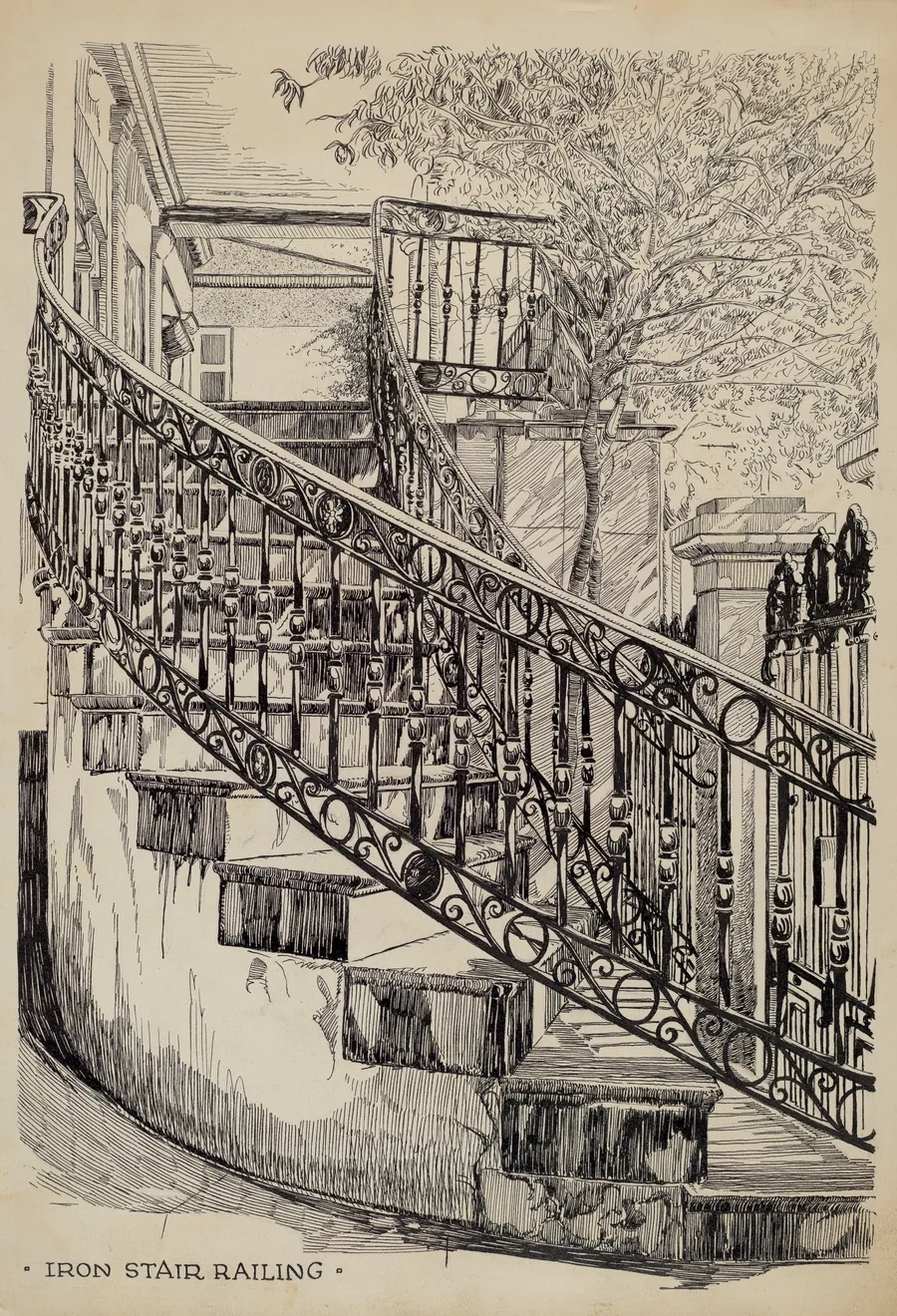 Iron Balcony by Thomas Byrne
