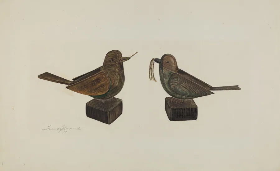 Toy Birds by Frank Budash