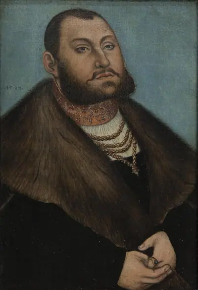 Portræt af kurfyrst Johan Frederik den Højmodige af Sachsen (1503-1554)