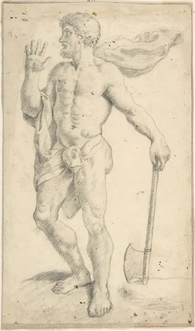 Standing Male Nude Figure