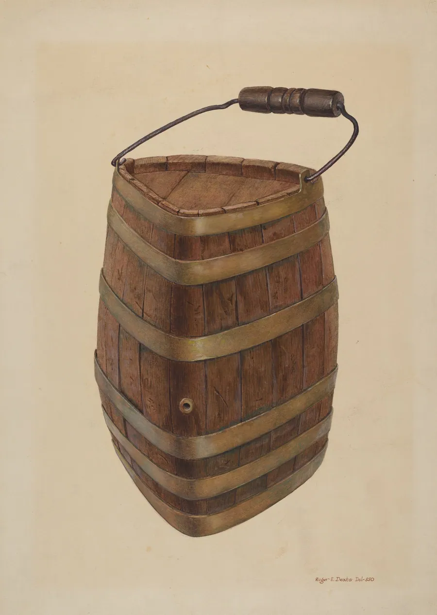 Triangle Field Water Keg by Roger Deats