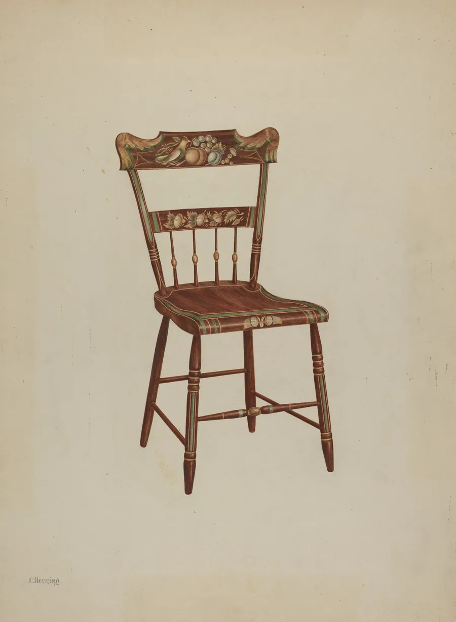 Pa. German Chair by Charles Henning