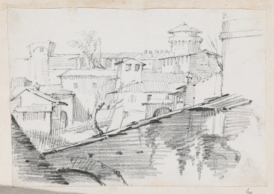 The Forno inside the Walls of the Vatican by Joseph-Marie Vien