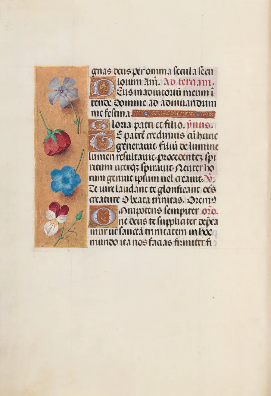 Hours of Queen Isabella the Catholic, Queen of Spain:  Fol. 19v by Master of the First Prayerbook of Maximillian