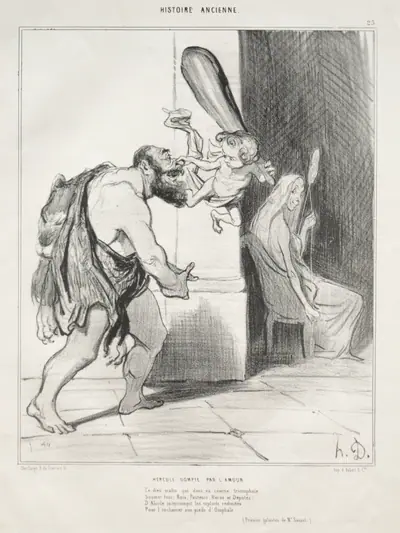 Hercules Tamed by Love