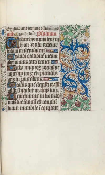 Book of Hours (Use of Rouen): fol. 136r