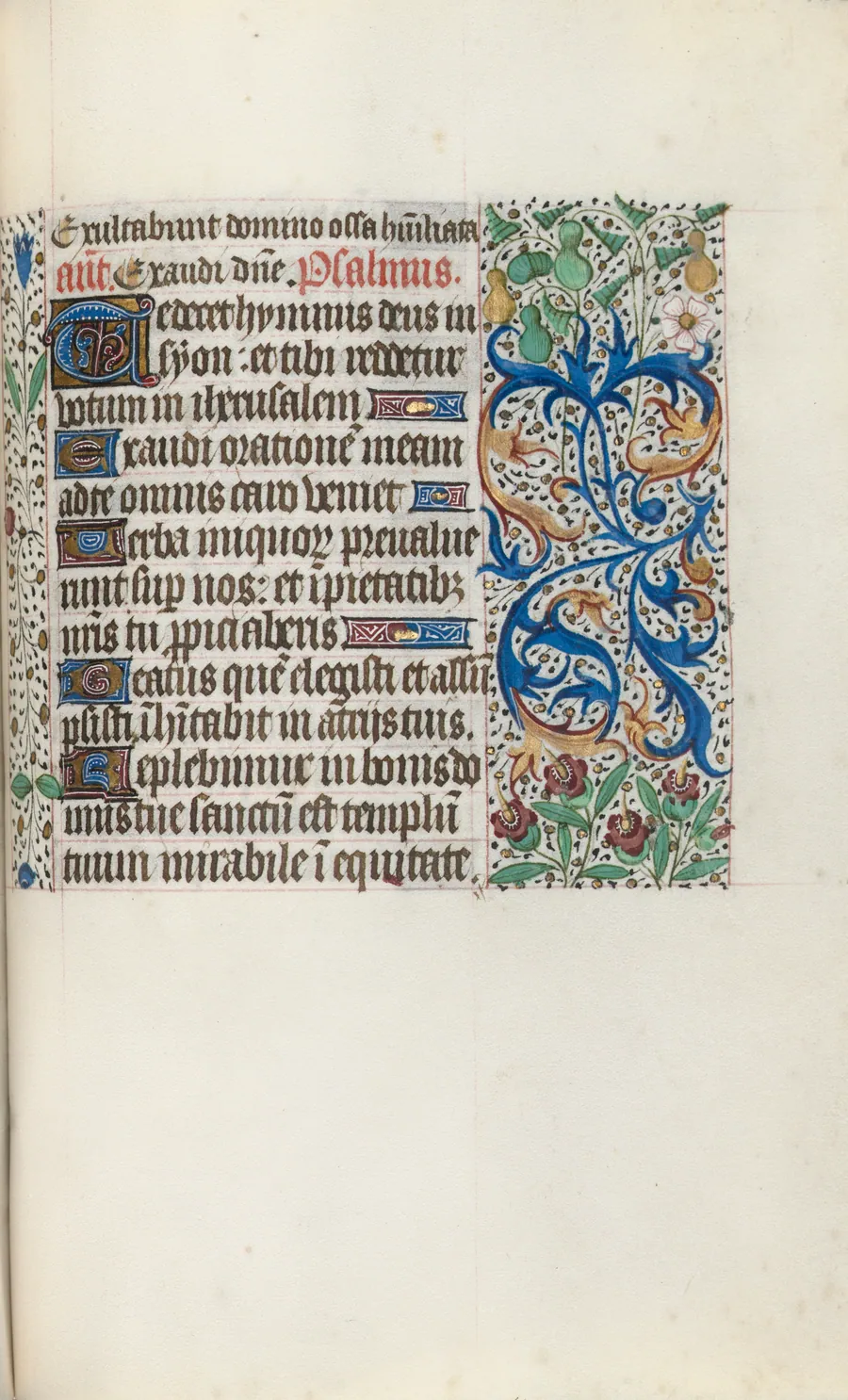 Book of Hours (Use of Rouen): fol. 136r by Master of the Geneva Latini