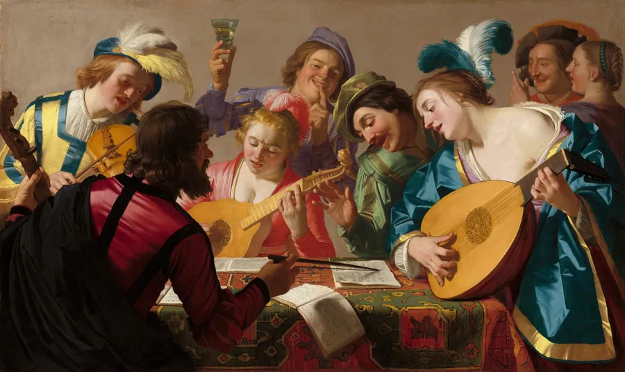 The Concert by Gerrit van Honthorst