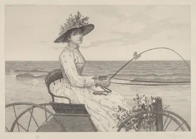 Untitled (Woman in a Carriage)