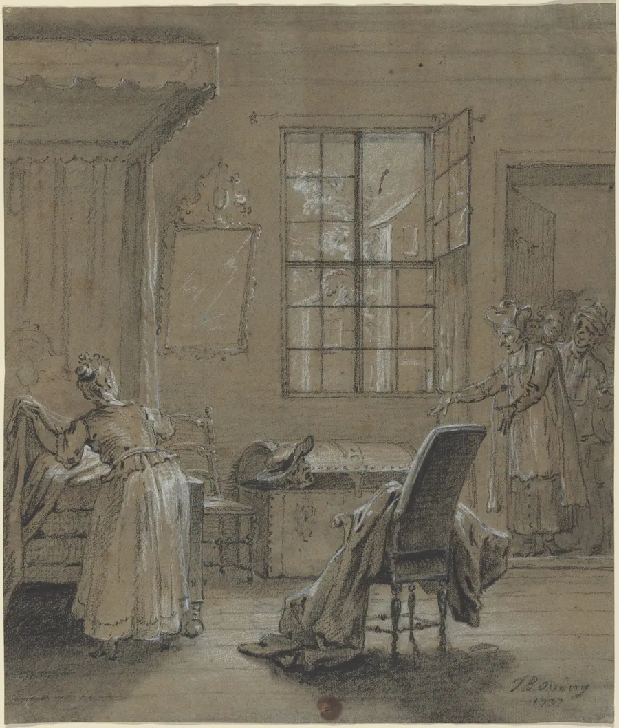 Ragotin dans le coffre by Jean-Baptiste Oudry