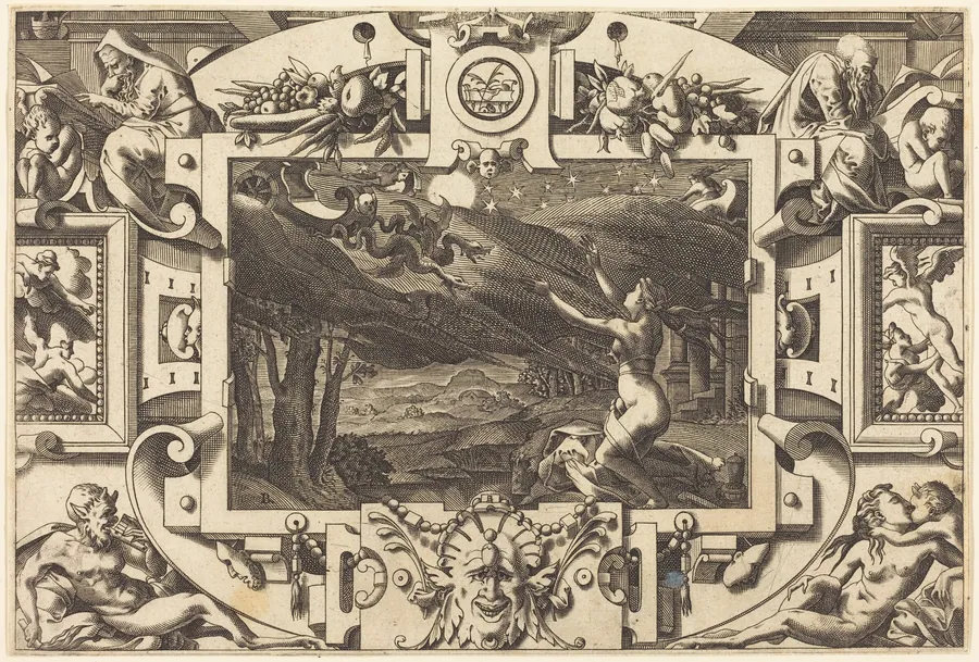 The Incantation of Medea by René Boyvin