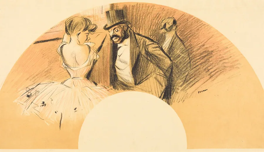 Eventail (pour le bal Gavarni) (Fan (for the Gavarni Ball)) by Jean-Louis Forain