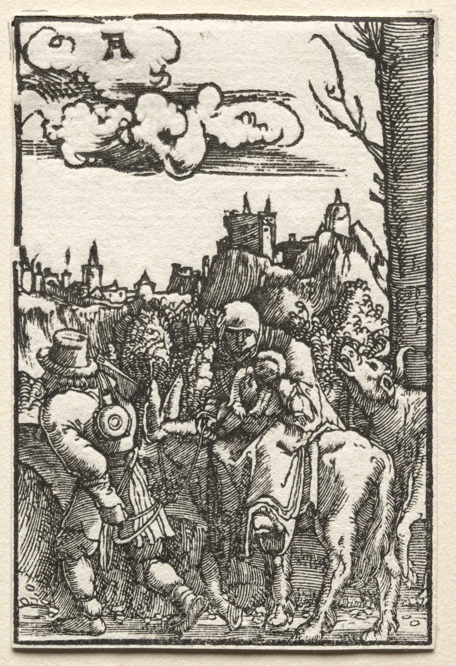 The Fall and Redemption of Man:  The Flight into Egypt by Albrecht Altdorfer