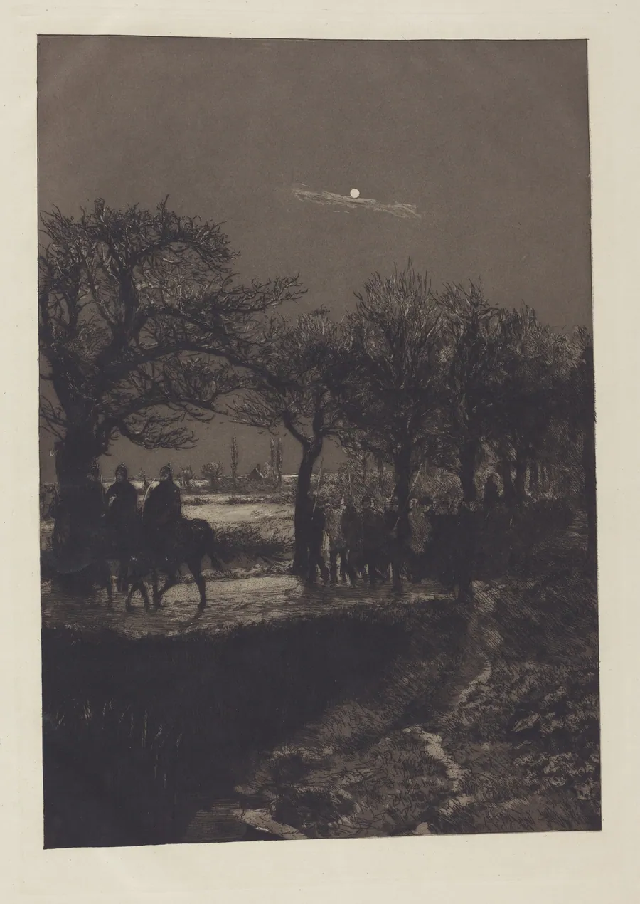 Märztage III (March Days III) by Max Klinger