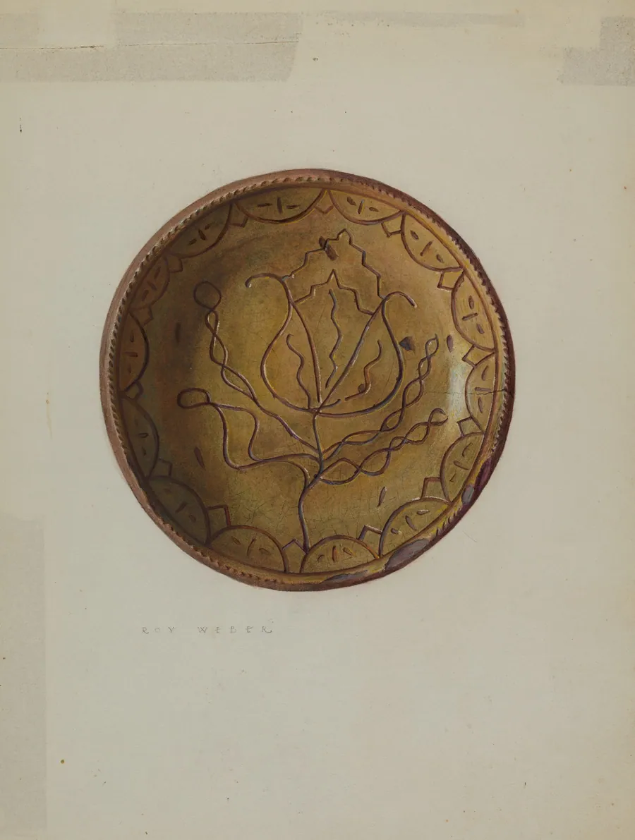 Pa. German Plate by Roy Weber
