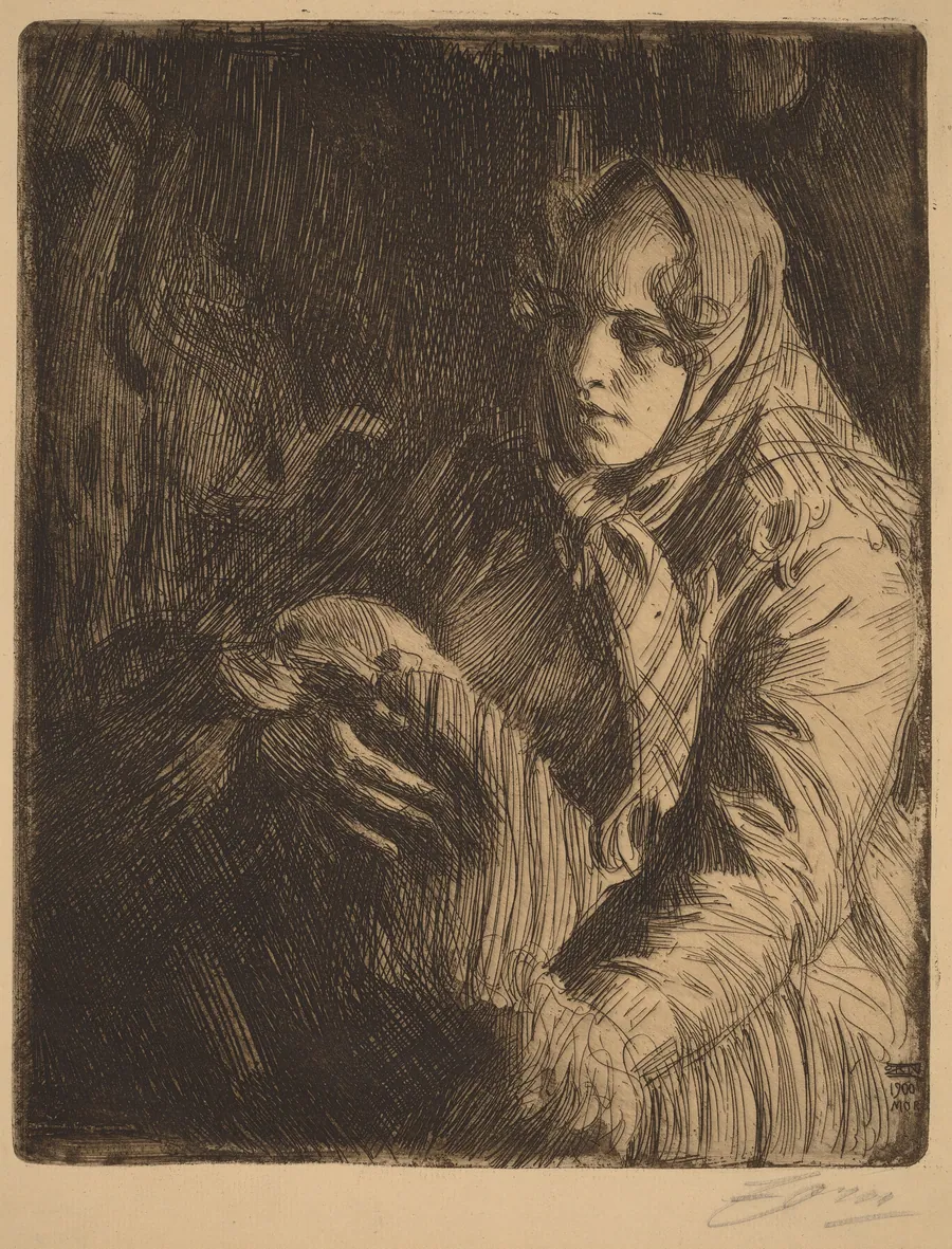 Madonna by Anders Zorn