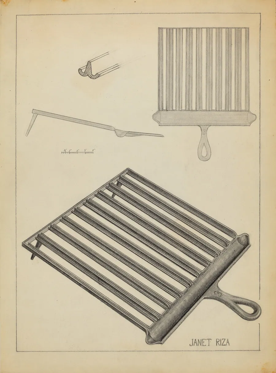 Flat Iron Holder by Janet Riza