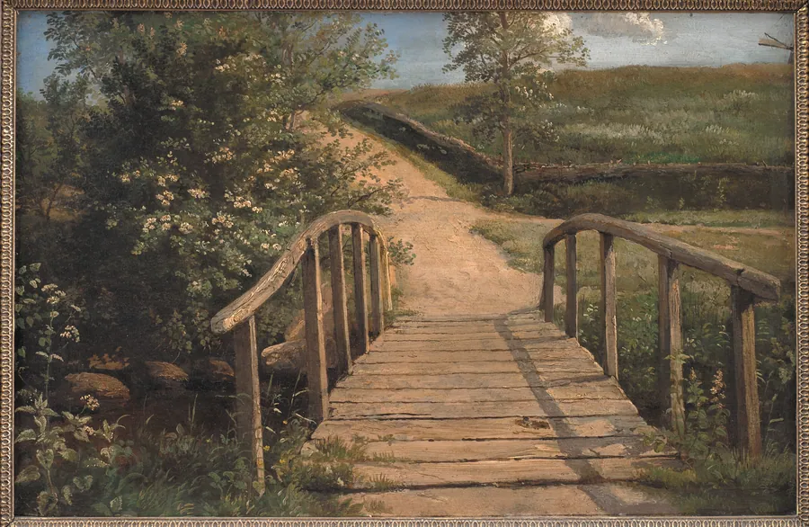 Bro over kirkegårdsåen i Assens by Dankvart Dreyer