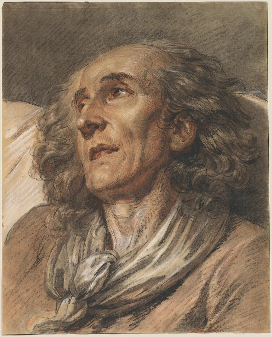 Bust of an Old Man by Jean-Baptiste Greuze