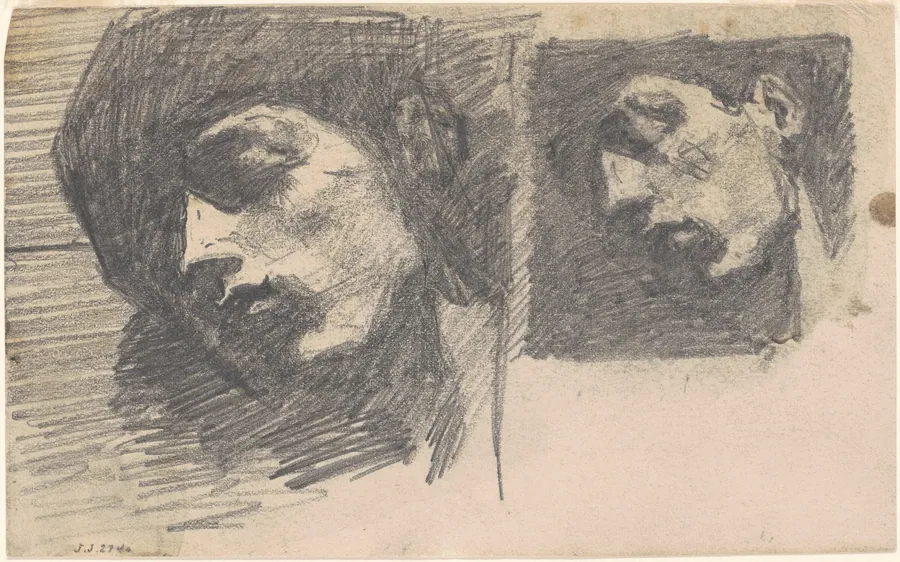 Two Heads by John Singer Sargent