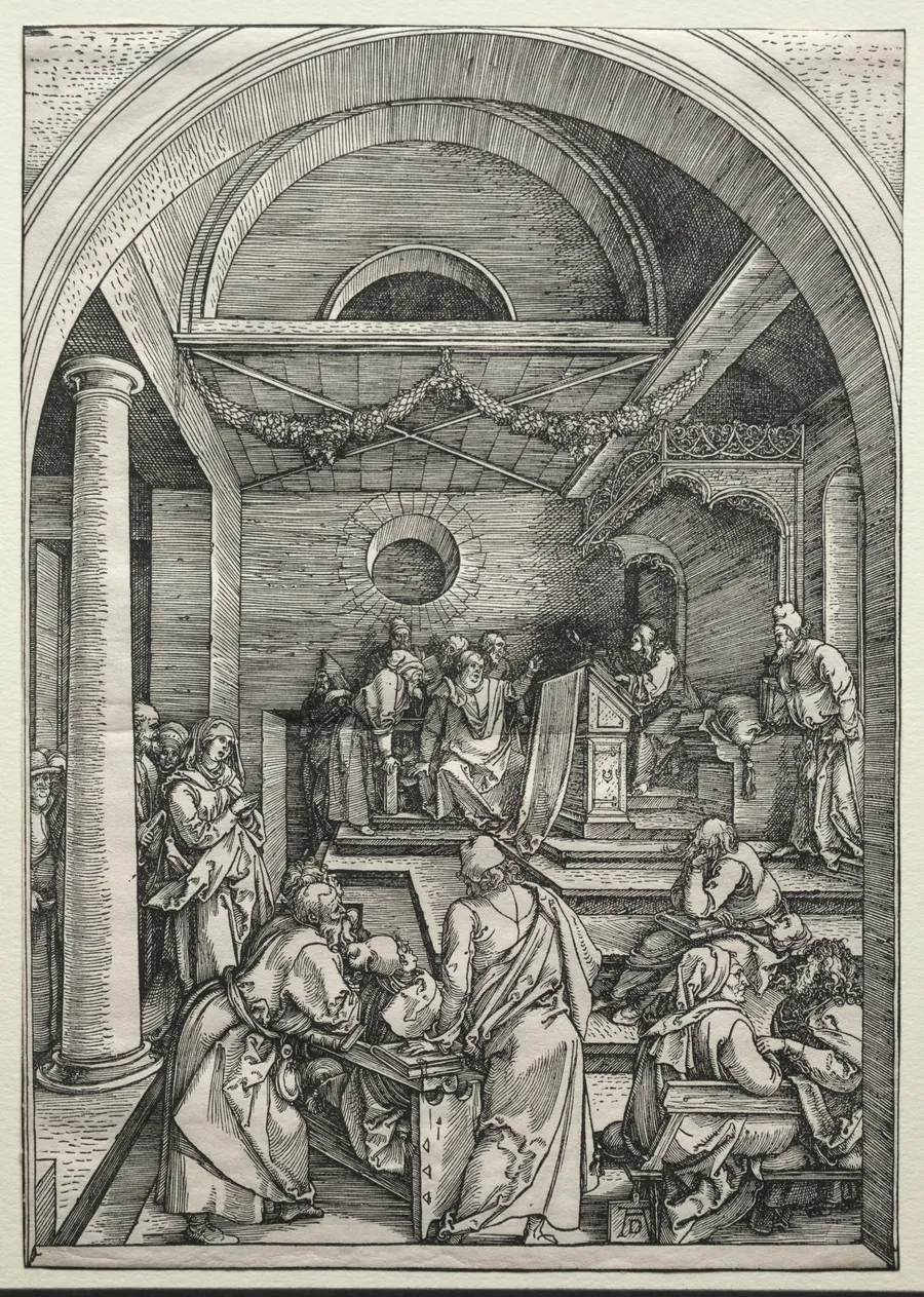 Christ Disputing with Doctors by Albrecht Dürer
