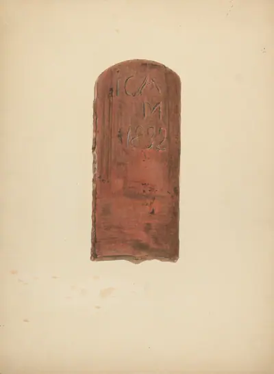 Zoar Pottery Roof Tile