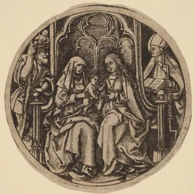 Madonna and Child with Saints Christopher and Erasmus