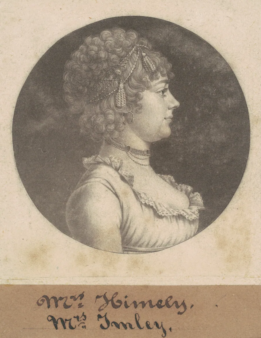 Mrs. James Henderson Imlay by Charles B. J. Févret de Saint-Mémin