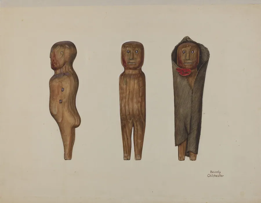 Wooden Doll by Beverly Chichester